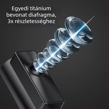 Autóba használható babafigyelő kettős lencsével, 2K HD felvétel, 7 hüvelykes kijelző, Wi‑Fi, TF-kártya támogatás 256 GB-ig