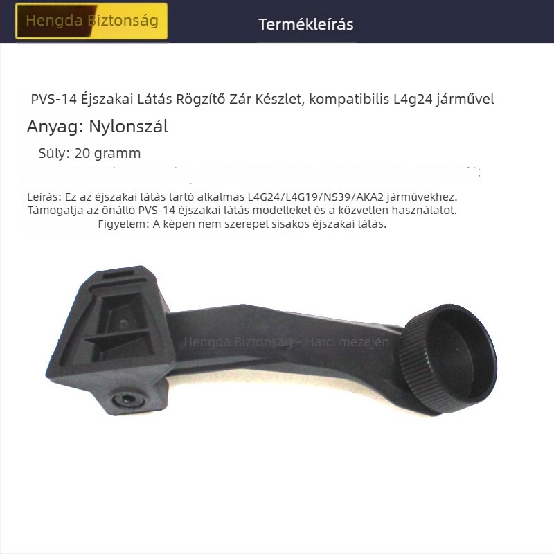 J-Arm PVS14 éjjellátó készülékhez, nylon monokuláris csatlakozó tartó, infravörös éjjellátó kiegészítő, Hot Battlefield, 0,02 kg