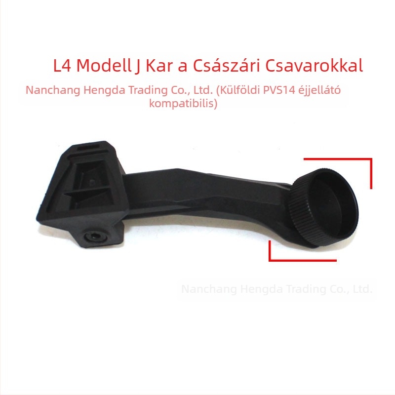 J-Arm PVS14 éjjellátó készülékhez, nylon monokuláris csatlakozó tartó, infravörös éjjellátó kiegészítő, Hot Battlefield, 0,02 kg