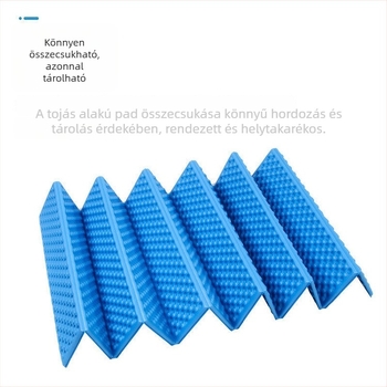 Kültéri nedvességálló kemping matrac, összecsukható, XPE hab, DY-2 modell, 1–2 személynek, csúszásmentes és nedvességálló