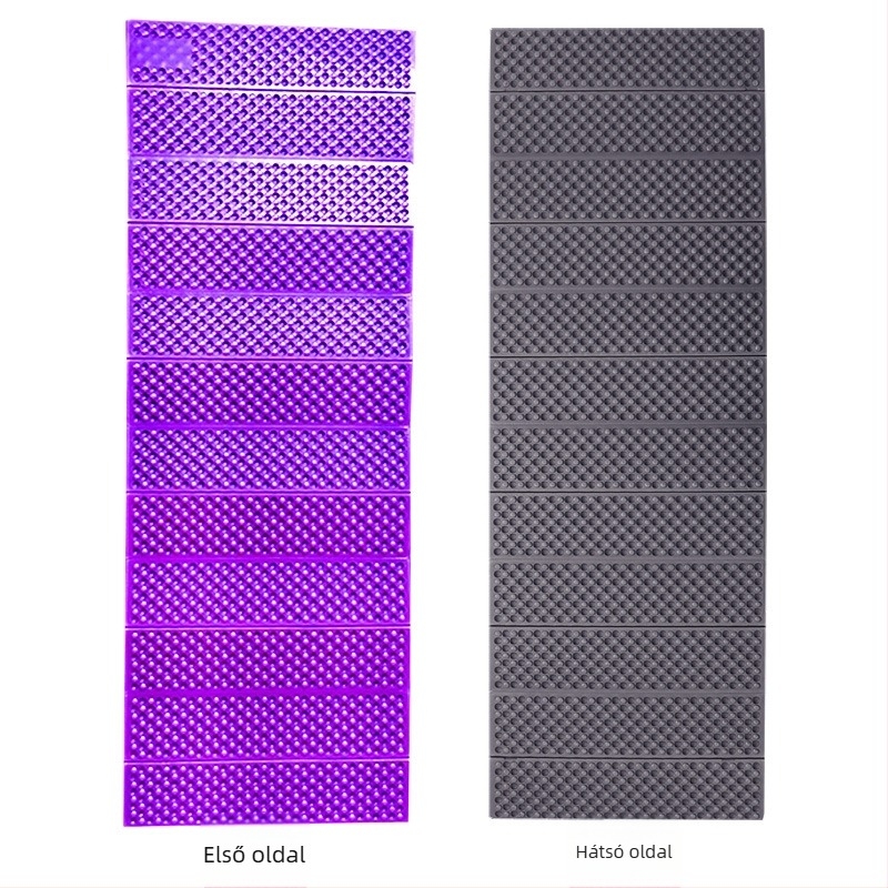 Kültéri nedvességálló kemping matrac, összecsukható, XPE hab, DY-2 modell, 1–2 személynek, csúszásmentes és nedvességálló