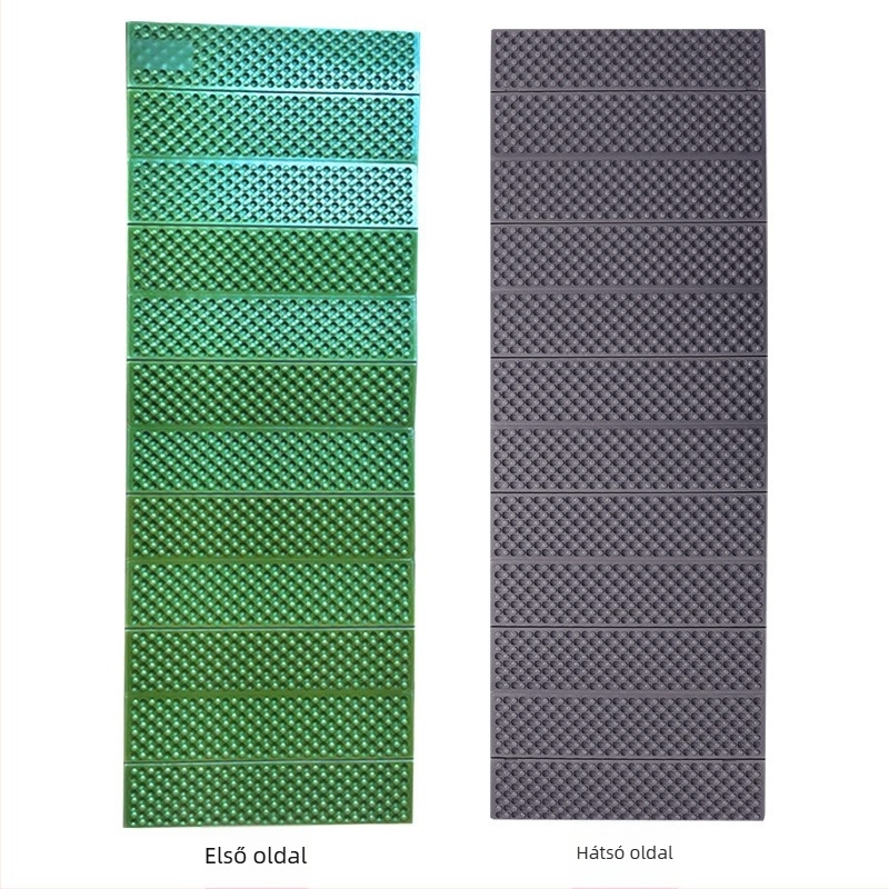 Kültéri nedvességálló kemping matrac, összecsukható, XPE hab, DY-2 modell, 1–2 személynek, csúszásmentes és nedvességálló