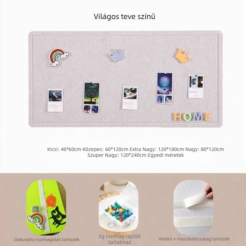 Személyre szabott filc falikép – Xiao jia, poliészter rost, modern egyszerűség, gravírozás