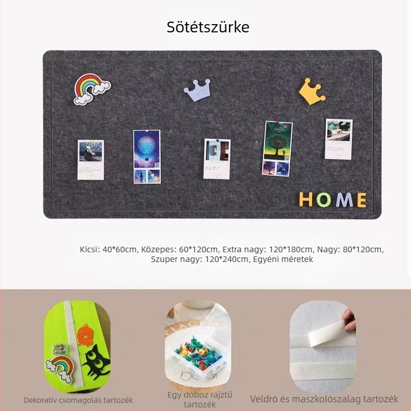 Személyre szabott filc falikép – Xiao jia, poliészter rost, modern egyszerűség, gravírozás