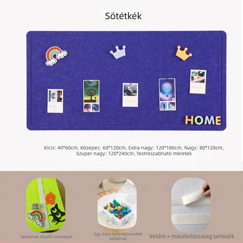 Személyre szabott filc falikép – Xiao jia, poliészter rost, modern egyszerűség, gravírozás