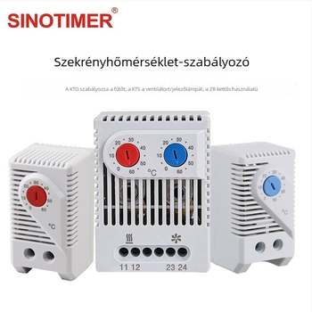 SINOTIMER KTO011/KTS011/ZR011 bimetálos elektromos érintkezésű hőmérő 0–60°C
