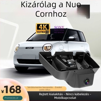 Kétsávos autós dash cam Changan CS75/CS95 Hunterhez, telepítés vezeték nélküli, 2160p, 170° látószög, szélvédőre szerelhető, Wi‑Fi, éjszakai látás, parkoló mód.