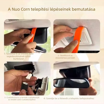 Kétsávos autós dash cam Changan CS75/CS95 Hunterhez, telepítés vezeték nélküli, 2160p, 170° látószög, szélvédőre szerelhető, Wi‑Fi, éjszakai látás, parkoló mód.