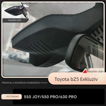 Széles látószögű autókamera előre és hátra kettős felvétellel, 2160p, 170° látómező, F1.8 éjjellátás, parkolási felügyelet