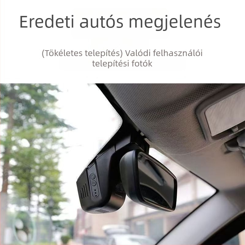 VW Tuyue autós dash cam, vezeték nélküli telepítés, rejtett rögzítés, éjszakai felvétel 2160p, 2025-ös modell
