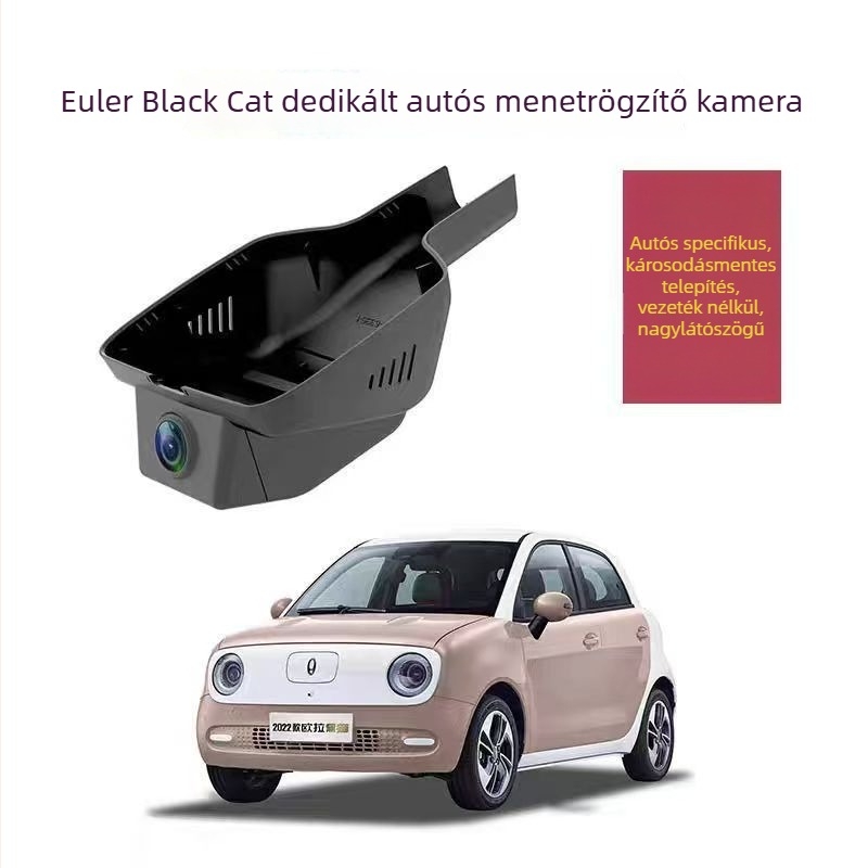 Ora Good Cat GT rejtett fedélzeti kamera Black Cat és White Cat változatokhoz, 4K Ultra HD, vezeték nélküli, autóra tervezve