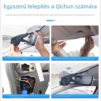 Elöl és hátul dupla kamera autós dashcam D60Ev, T60, T70, Big V, T90 és Venucia Star VX6