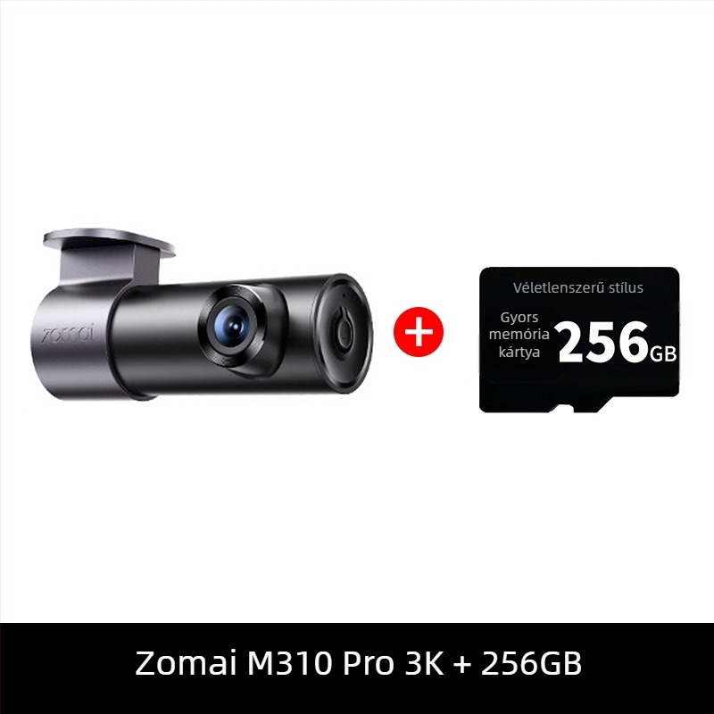 Autós menetregisztráló kamera M310Pro3K parkolásfigyeléssel, 1620P, F1.55, SD-kártya támogatás, USB-ellátás, kijelző nélkül