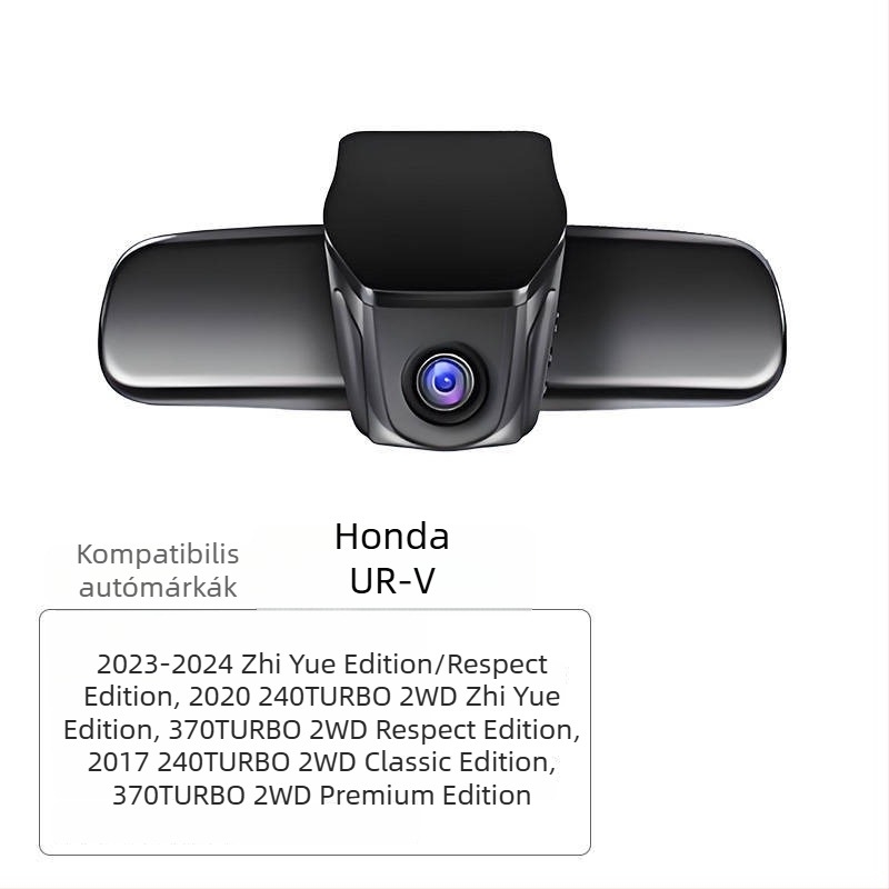 Honda dedikált dash-kamera Accord, Inspire, CR-V, HR-V, Civic modellekhez – 4K Ultra HD, elől és hátul kettős felvétel