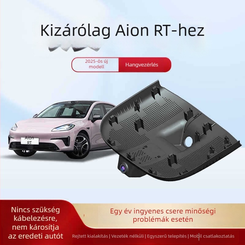 GAC Aion RT dash kamera – OEM, 4K Ultra HD, rejtett kábelezés, 2025-ös modell