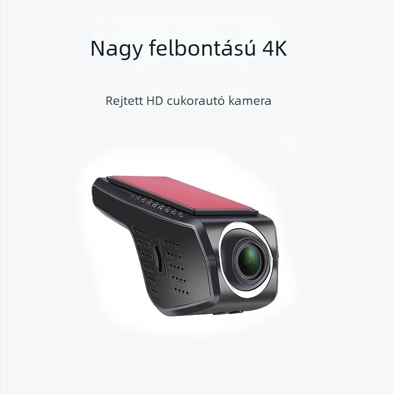 Rejtett szélvédőre szerelt autós dash cam, 1080p, Wi-Fi, hurkolt felvétel, 170° látószög