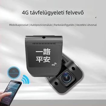 4G-s autós DVR távoli megfigyeléssel, HD valós idejű élő közvetítés, járműkeresés és parkolási felügyelet