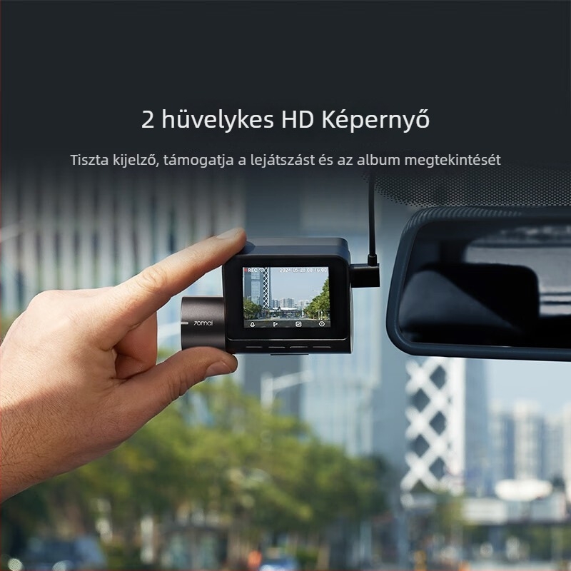 A510Lite dash kamera, 140° látószög, 1600P felbontás, Wi-Fi, Parkolás figyelés, 2.0 inch kijelző