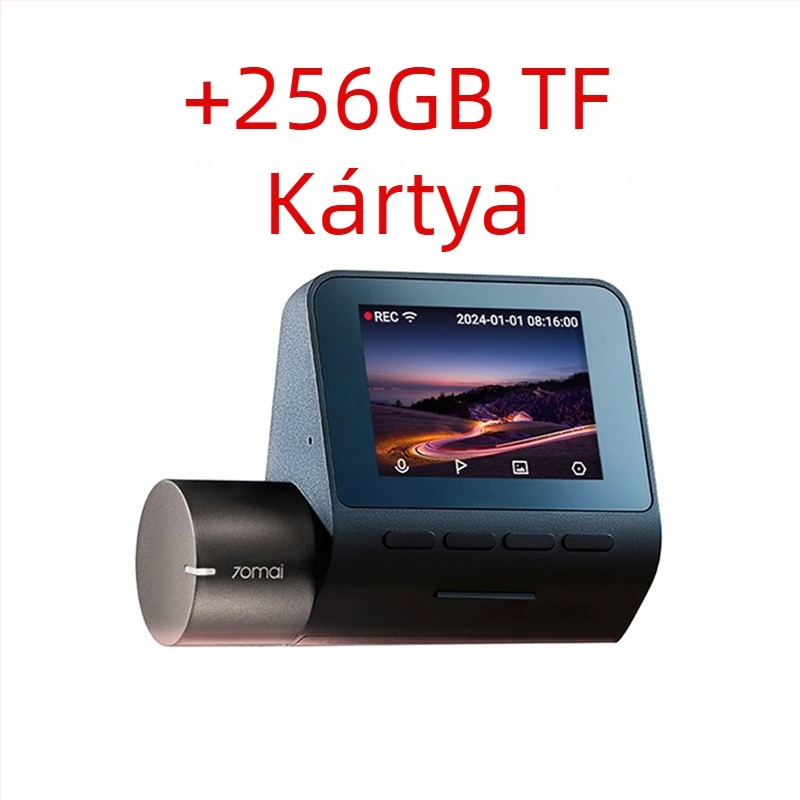 A510Lite dash kamera, 140° látószög, 1600P felbontás, Wi-Fi, Parkolás figyelés, 2.0 inch kijelző
