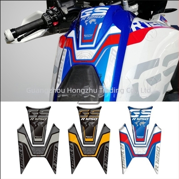 Motorkerékpár üzemanyag-tank matricája BMW R1250GS-hez – karcolásálló PVC, 3D kristályos puha ragasztó