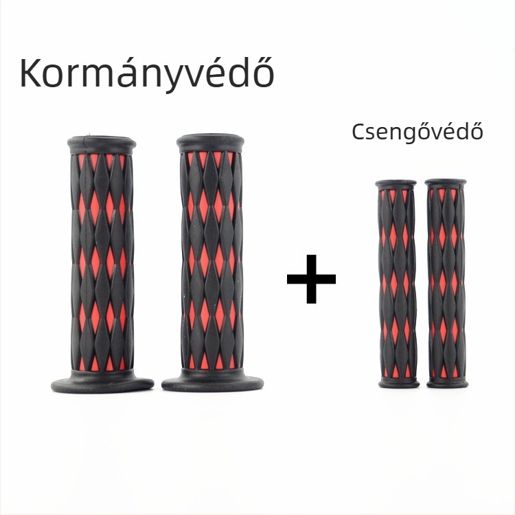 Motorkerékpár markolat készlet, gumi, négy részes, FLD márka, testreszabható feldolgozás