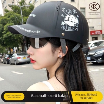 Elektromos járművekhez és motorkerékpárokhoz készült sisak, 3C tanúsítvány, egész éves viselet, fél sisak, kiváló biztonság