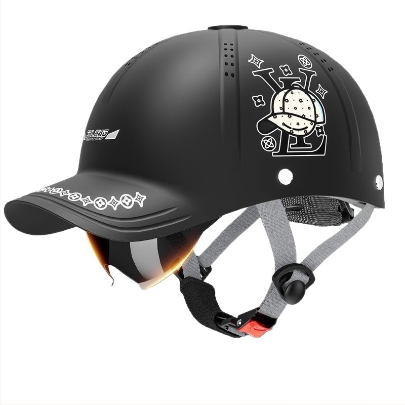 Elektromos járművekhez és motorkerékpárokhoz készült sisak, 3C tanúsítvány, egész éves viselet, fél sisak, kiváló biztonság