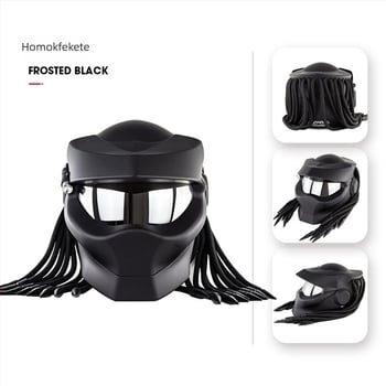 Motoros sisak teljes arccal – ABS, HNJ márka, felnőtteknek, egész éves használatra