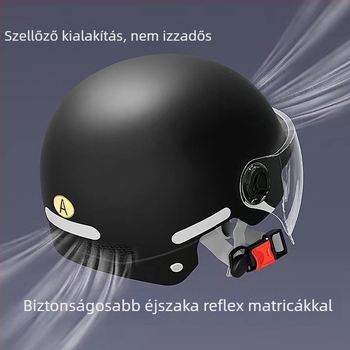 3C-s tanúsítvánnyal rendelkező elektromos kerékpár sisak, fél sisak, ABS, nyári napsütés elleni védelem nőknek és évszaktól függő biztonság férfiaknak