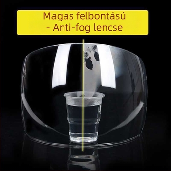 Motorkerékpár és elektromos járművek sisakvédő vizor, átlátszó, páramentes, HD felbontású, kopásálló, műanyag, 3C tanúsítvány 2017010201969674