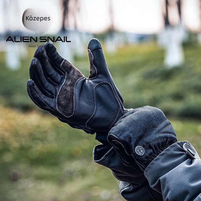 Alien Snail V6 motorkerékpáros kesztyű Cordura, TPR és importált báránybőrrel – tavasz–ősz stílus, ütközés elleni védelem