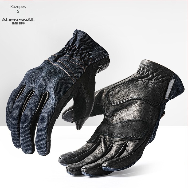 Alien Snail V6 motorkerékpáros kesztyű Cordura, TPR és importált báránybőrrel – tavasz–ősz stílus, ütközés elleni védelem