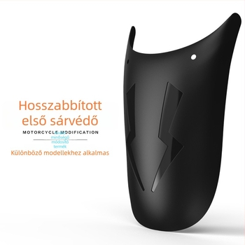 Hosszított első sárvédő motorkerékpárhoz — ABS • Super Mo • Fender • Univerzális kompatibilitás