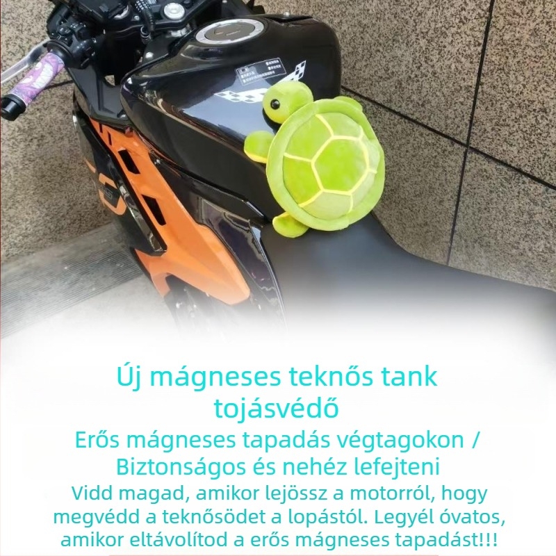 Motorkerékpár üzemanyag-tank védőpad – sűrített, háromdimenziós teknőre emlékeztető párna, lovagi páncél stílus