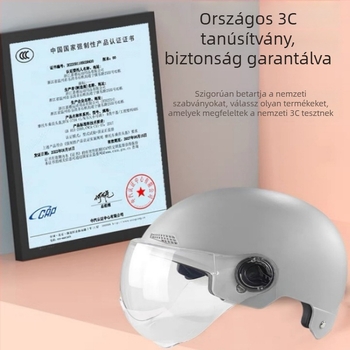 Testreszabott 3C-s tanúsítvánnyal rendelkező elektromos jármű sisak, UV-védelem, uniszex fél sisak férfiaknak és nőknek, nemzeti szabvány szerinti biztonsági sisak