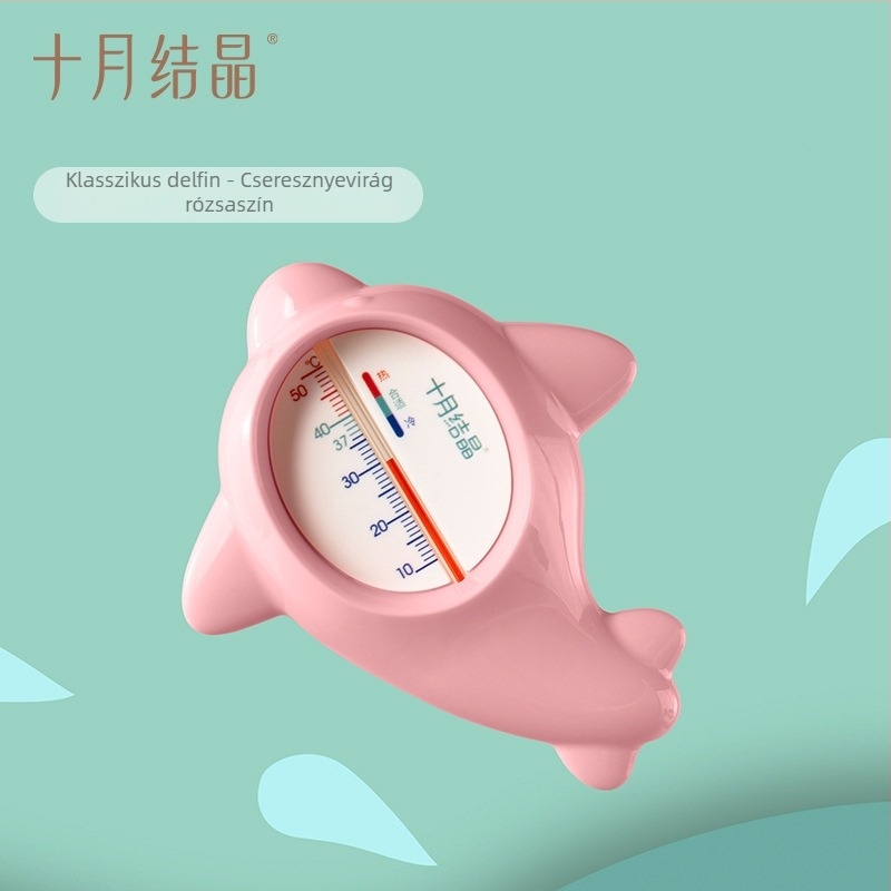 Hal formájú babafürdővíz-hőmérő – SH696, October Crystal