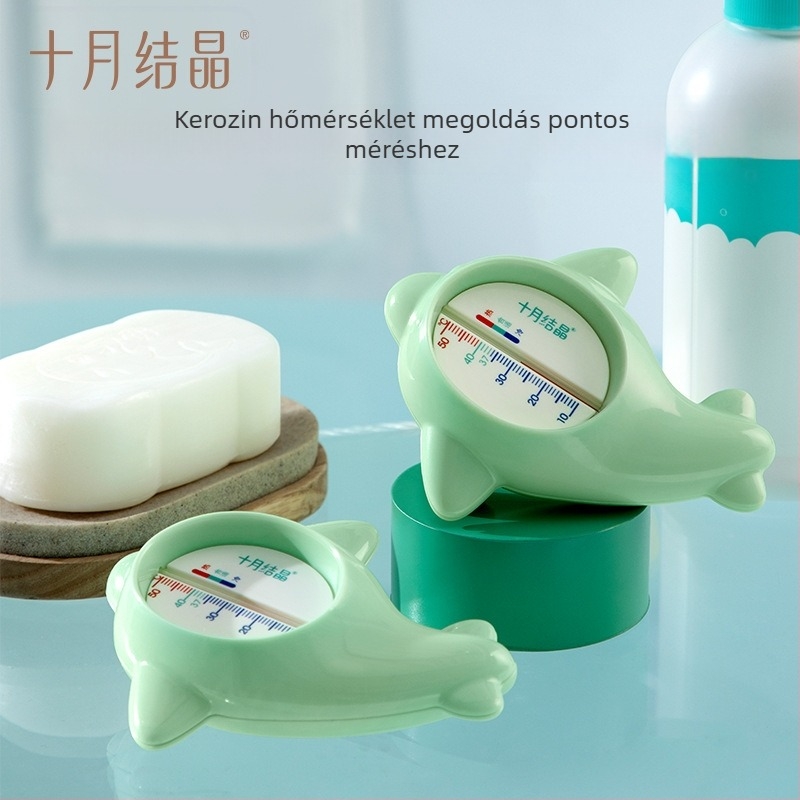 Hal formájú babafürdővíz-hőmérő – SH696, October Crystal
