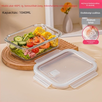 Yilan műanyag ebédes doboz zárható fedővel, frissesség megőrzése, modern egyszerű stílus