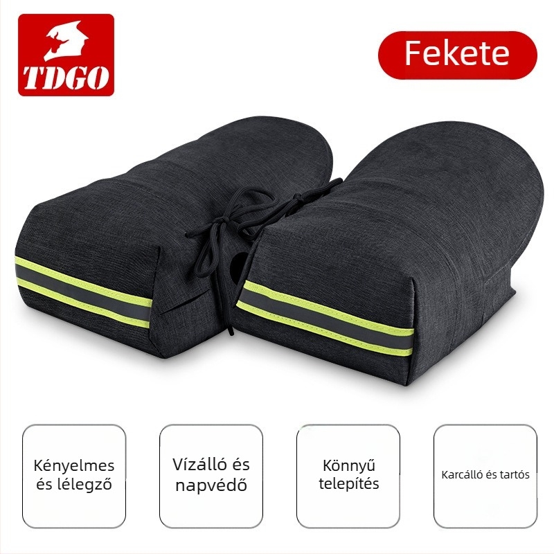 TDGO PU bőr elektromos jármű fogantyúvédő burkolat — Knight Protective Gear, Napvédelmi funkció, Vízálló, Szélálló, Testreszabás elérhető