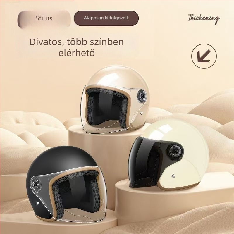 ABS 3/4 sisak elektromos járművekhez, univerzális, minden évszakra, mindennapi közlekedéshez