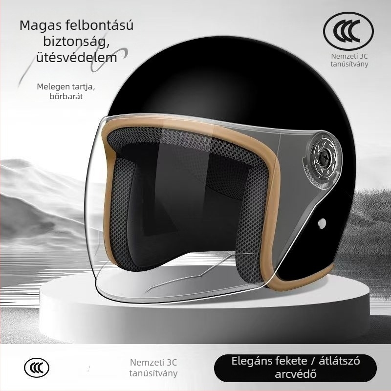 ABS 3/4 sisak elektromos járművekhez, univerzális, minden évszakra, mindennapi közlekedéshez