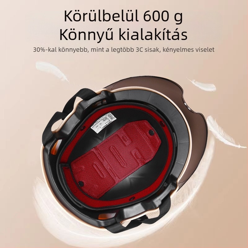 Új nemzeti szabvány szerinti 3C-s tanúsítványú elektromos kerékpár sisak, uniszex, férfiak és nők számára, nyári fél sisak motorokhoz, univerzális minden évszakra