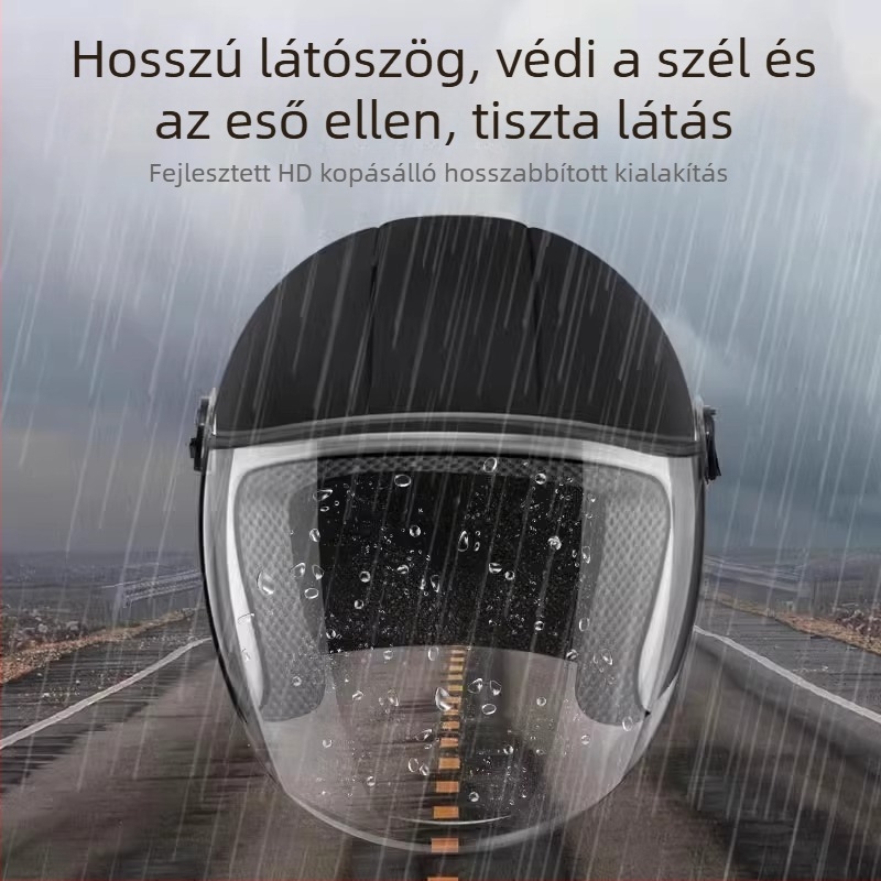 ABS 3/4 sisak felnőtteknek — 3C tanúsítvány, egész éves használatra elektromos motorkerékpárhoz