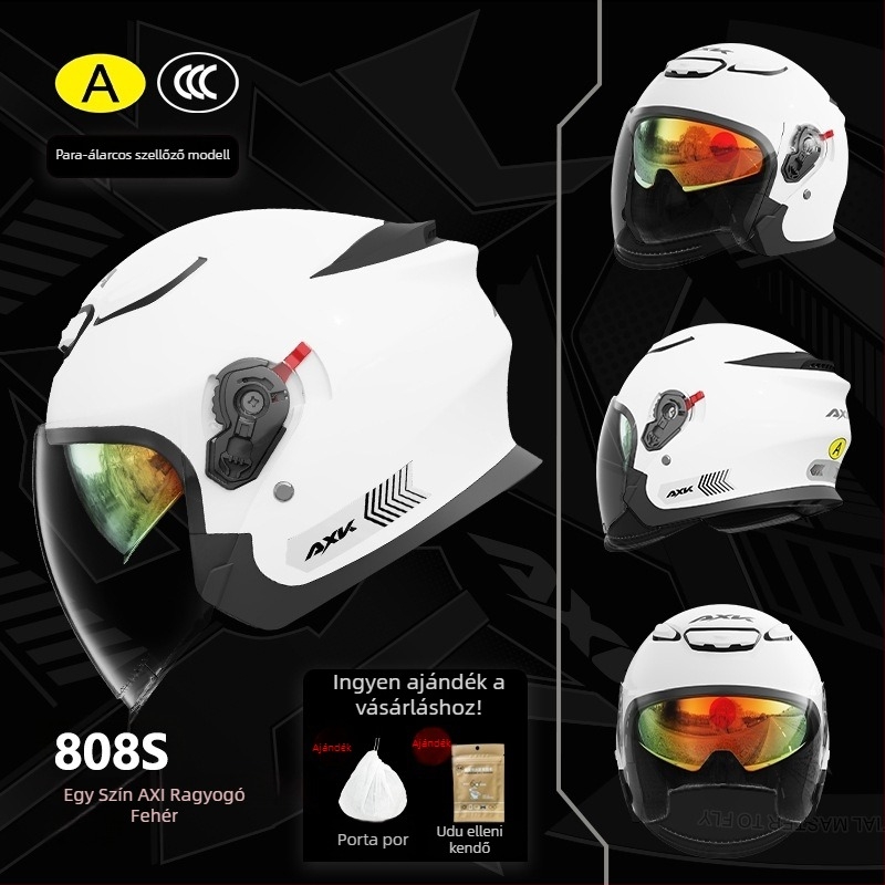 AXK 3/4 sisak ABS elektromos motorkerékpárokhoz, 3C Gb811-2022a tanúsított, minden évszakra alkalmas