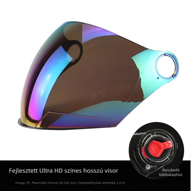 Sisak anti-fog lencsék — univerzális illeszkedés, PET és PC anyagok, lovag stílusú védőfelszerelés