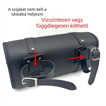 PU bőr Knight bag motorkerékpárhoz, robogóhoz és elektromos kerékpárhoz — elöl és hátul lévő táskák, oldaltáskák, márka Chuangyi