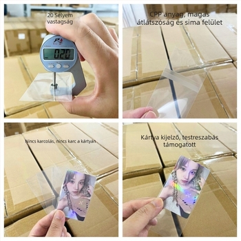 Haoding CPPS zipzáras tasak ékszerek csomagolásához, porvédett zárás, 25 mm