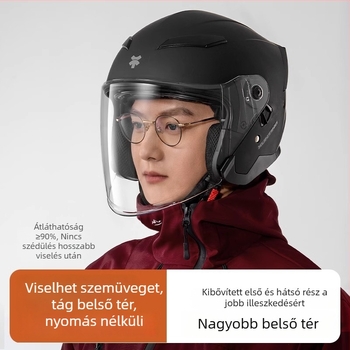 3/4 téli motorkerékpár sisak, ABS, 3C-tanúsítvány, elektromos járművekhez