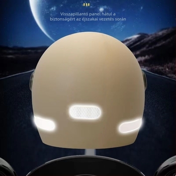 Téli bukósisak elektromos járművekhez – ABS, fél sisak, felnőtteknek, GB811-2022B tanúsított