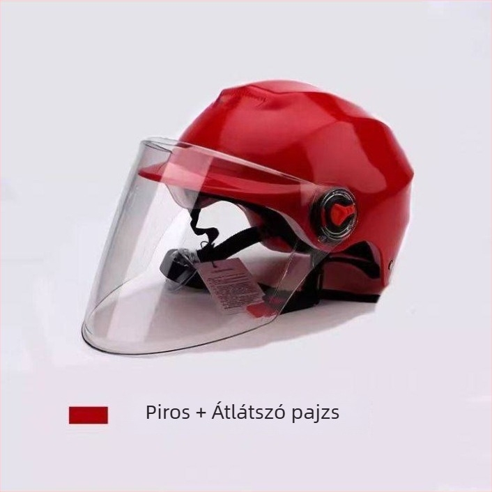 Motorkerékpár sisak, kompozit rostból, pull-on stílus, nyári használatra, utazásokhoz, TCO99 tanúsítva